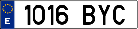 Truck License Plate